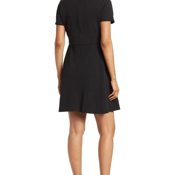 Maggy London Short Sleeve Scuba Fit & Flare Dress - Picture 2 of 3